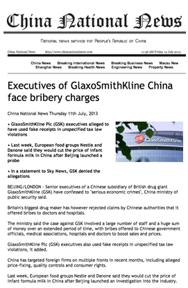GlaxoSmithKline-China-bribery