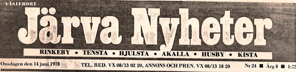 Järva_Nyheter tidningshuvud 1978_72