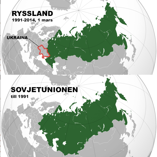Ryssland-Sovjetunionen-karta