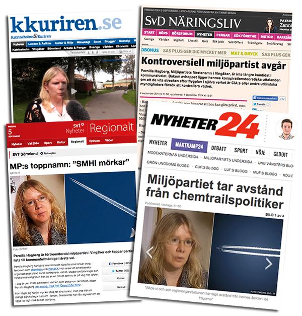 Tidningsklipp om Pernilla Hagberg. Montage: NewsVoice