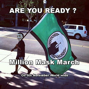 million mask march