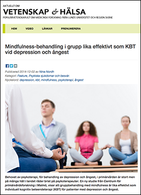 Mindfullness - Vetenskaphalsa.se