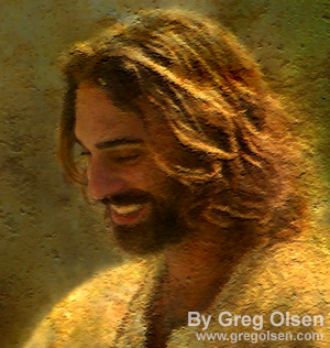 Smiling Jesus by GregOlsen.com