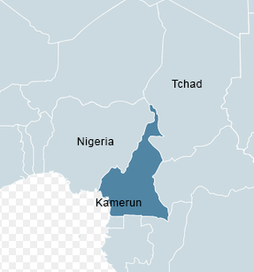 Kamerun karta