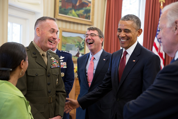 Obama in White House - Photo: Pete Souza, May 5, 2015