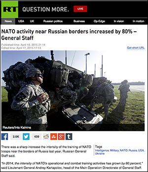 Russia-NATO activity 2015