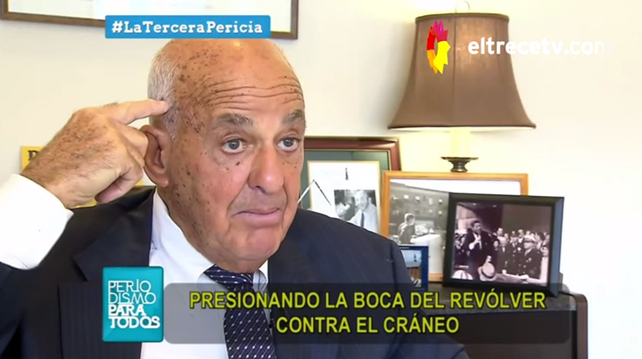 Cyril Wecht forensic investigates the death of Alberto Nisman in 2015 - Source: El Trece TV