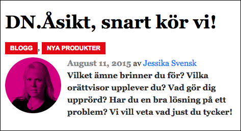 DN.Åsikt - Jessika Svensk