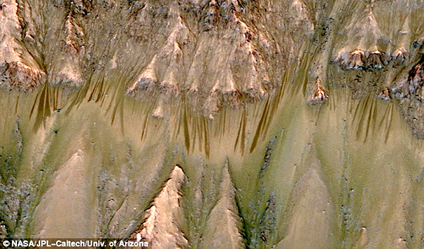 NASA JPL pic Mars fluid