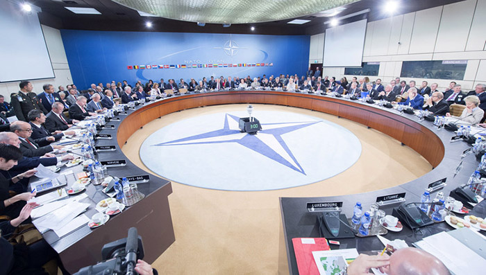 NATO Defence Ministers at NATO Headquarters