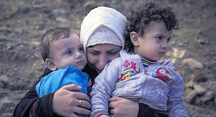 Syriska flyktingbarn - Foto: Stephanie Nebehay,   Irishexaminer.com