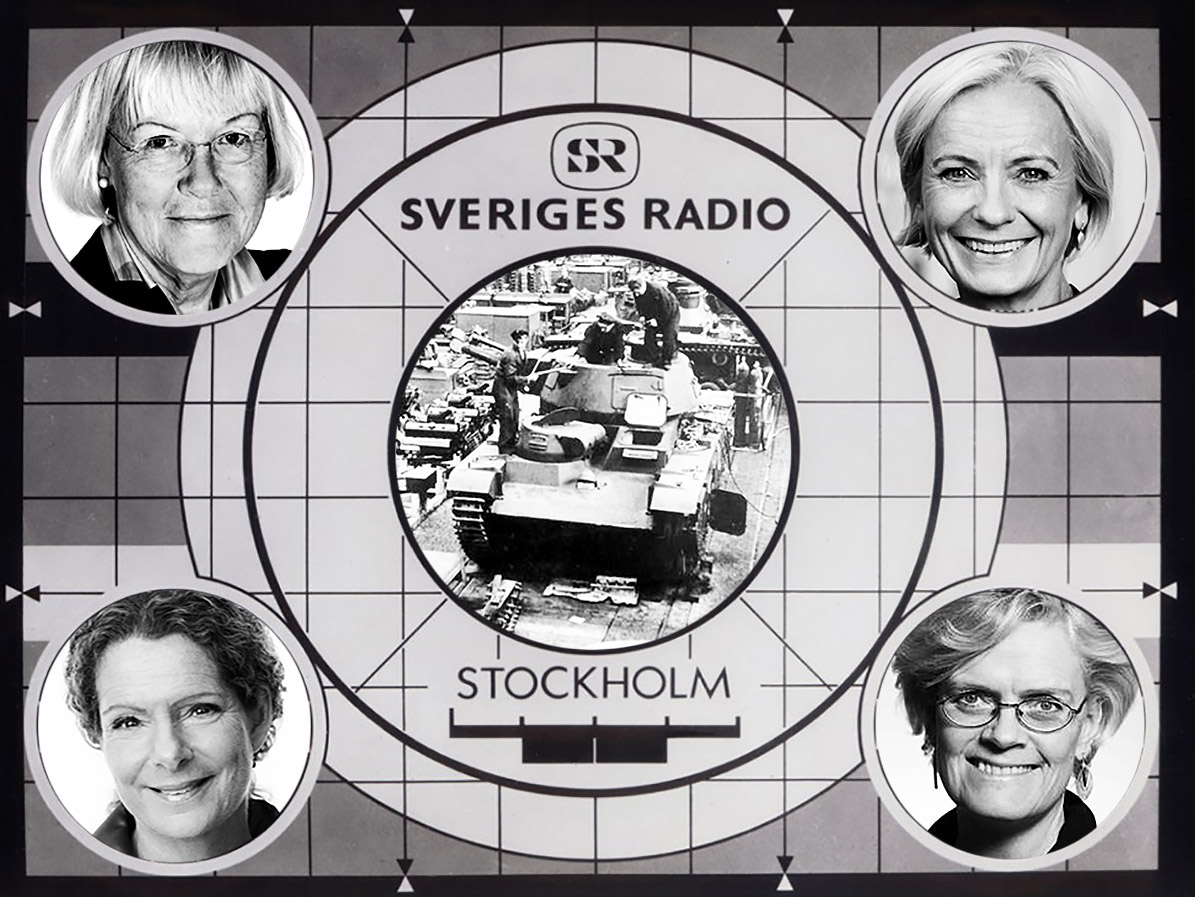 Sveriges Radio, testbild, retuscherad