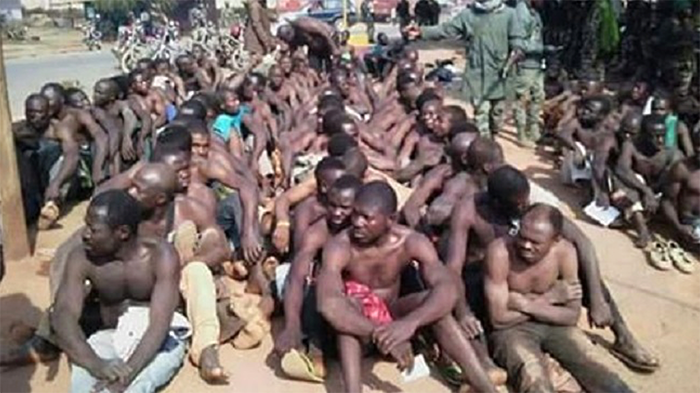 Arrested protesters in Bamenda, 2017 - Photo: Cameroonconcordnews.com
