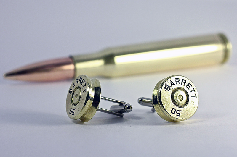 Bullet Cufflinks Barrett 50 BMG