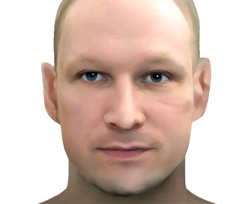 Anders Behring Breivik - Illustration: Lukepryke, CC BY-SA 4.0