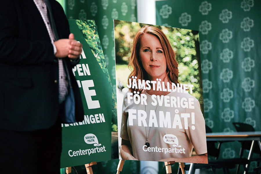 Centerns valaffisch 2018. Bildkälla: Centerpartiet.se