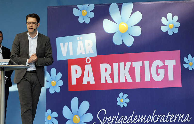 Sverigedemokraterna, Jimmie Åkesson. Foto: News Oresund, CC BY 2.0, Wikimedia