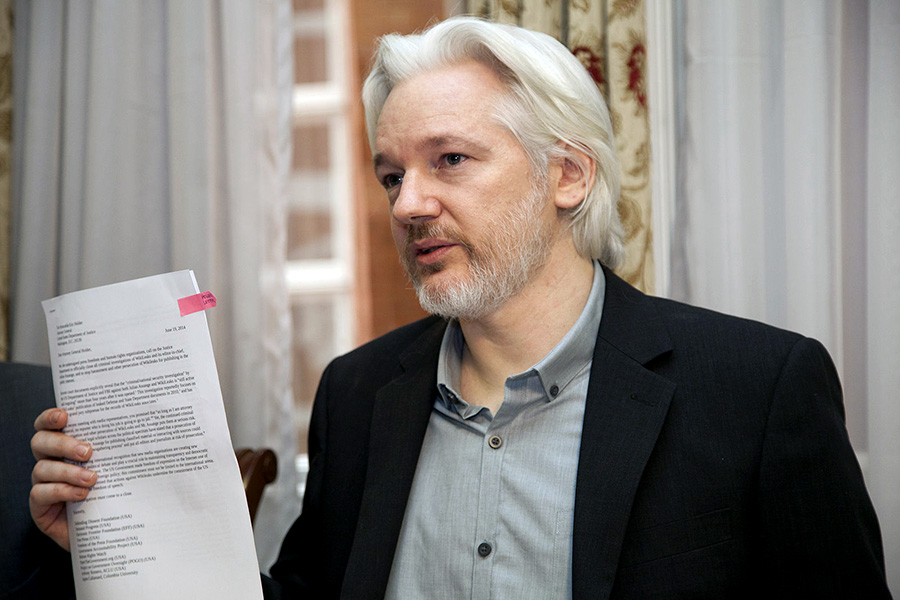 Julian Assange. Foto: Ricardo Pati, Cancilleria del Ecuador. Licens: CCBY-SA2.0, Wikimedia Commons