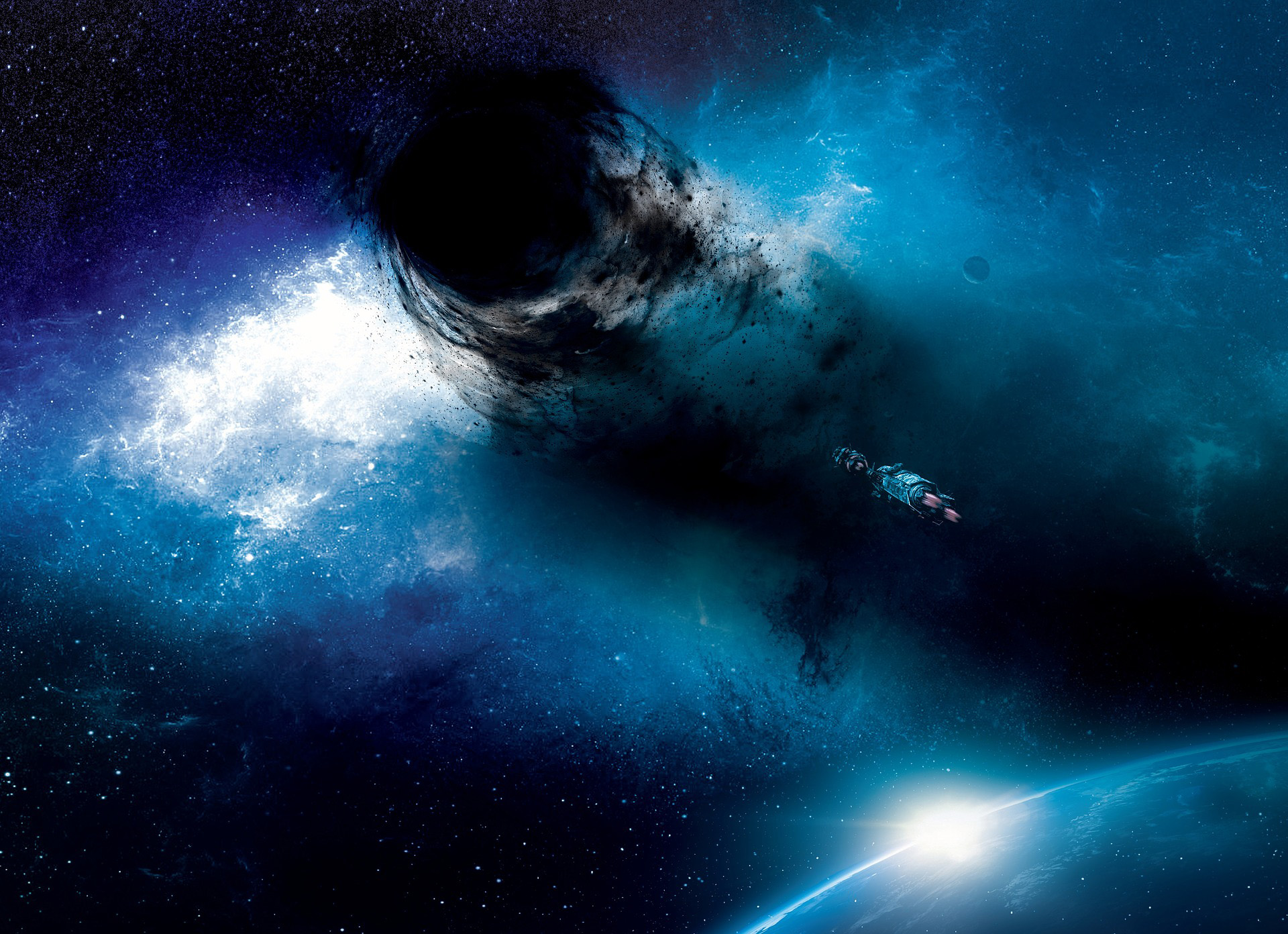 Illustrerad Vetenskap kan inte sluta skriva om Svarta hål - Image: Deselect, licens CC0 1.0, Pixabay.com