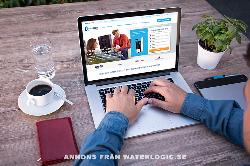 Annons från WaterLogic.se. Foto: Lukas Bieri. Licens: CC0 1.0, Pixabay.com