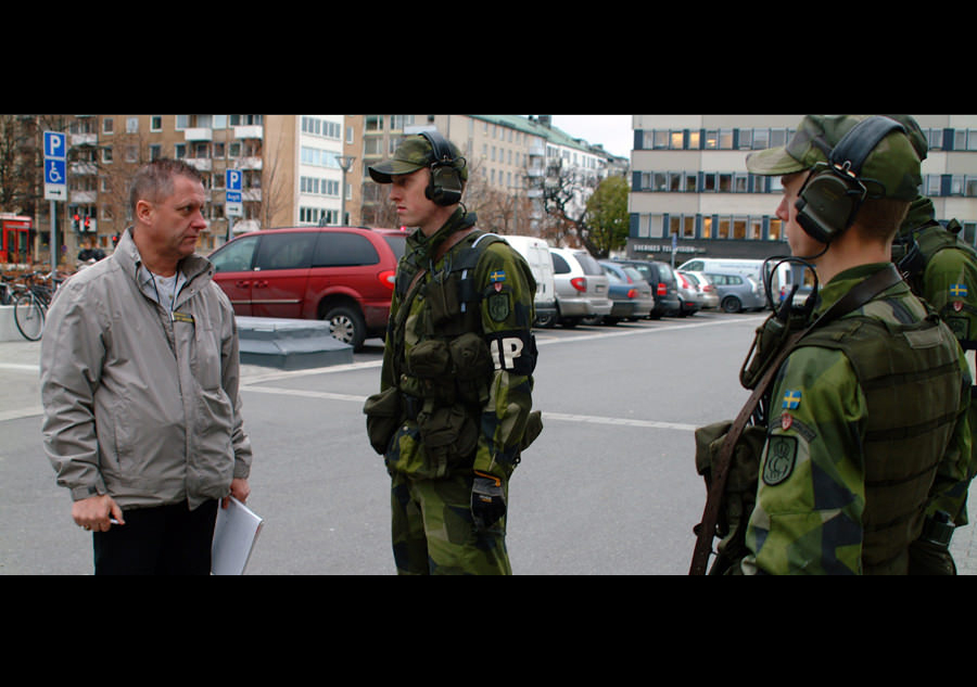 Svensk militärpolis - Foto: Katja Öberg-Lundgren,Försvarsmakten