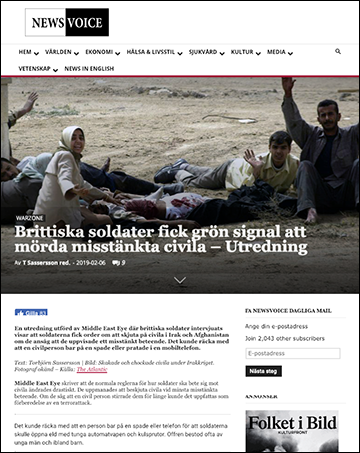 Brittiska soldater fick grön signal att mörda misstänkta civila – NewsVoice.se