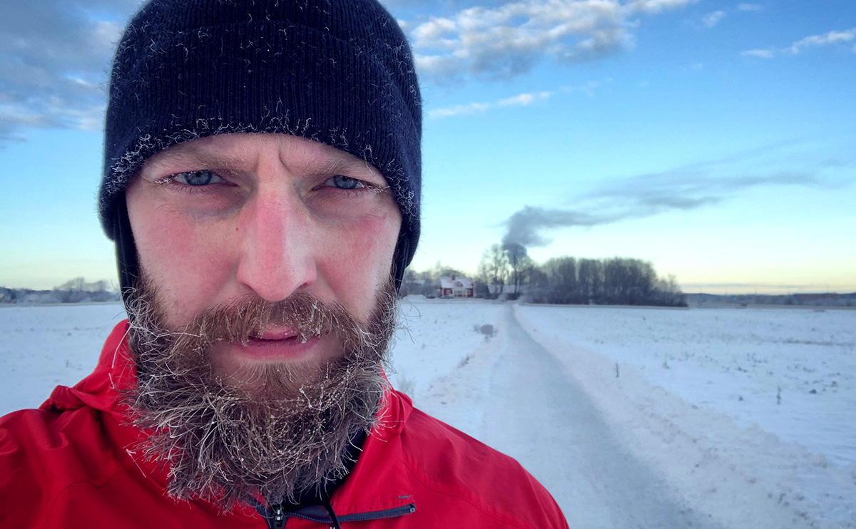 Ivar Arpi 21 januari 2019, selfie