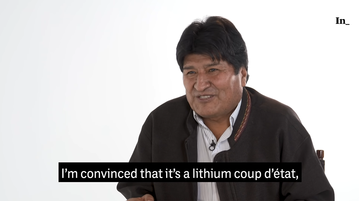 Evo Morales dec 2019 Foto: The Intercept