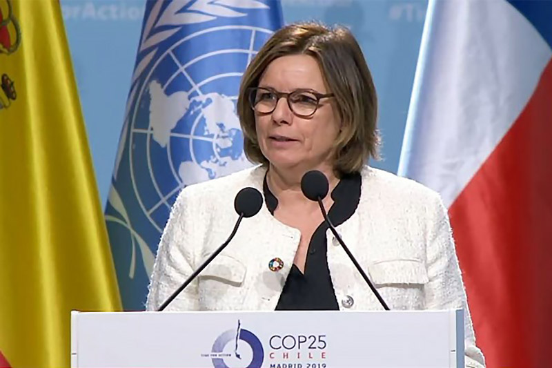 Isabella Lövin, 10 dec 2019. Pressfoto: UNFCCC