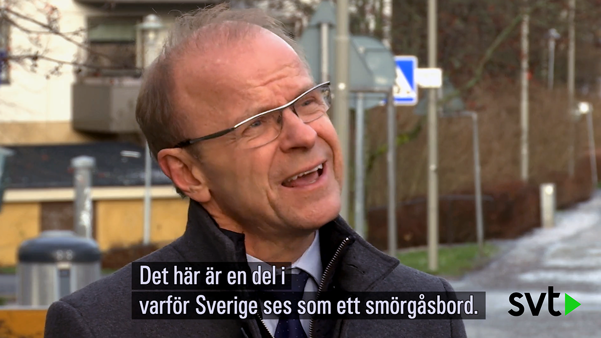 Mikael Oscarsson (KD) 8 dec 2019. Foto: Lisa Liljefors för SVT