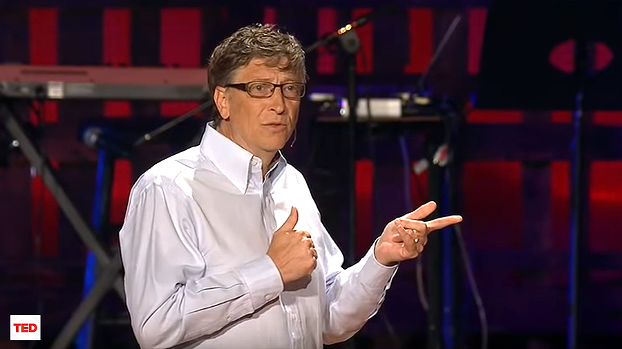 Bill Gates, feb 2010. Foto: Ted.com