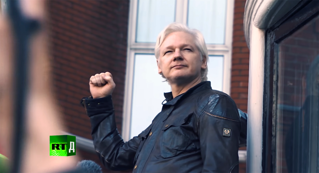 Julian Assange. Foto: RT.com