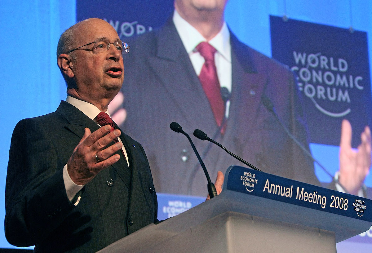 Klaus Schwab, grundare av och ordförande för World Economic Forum. Foto: Remy Steinegger.
