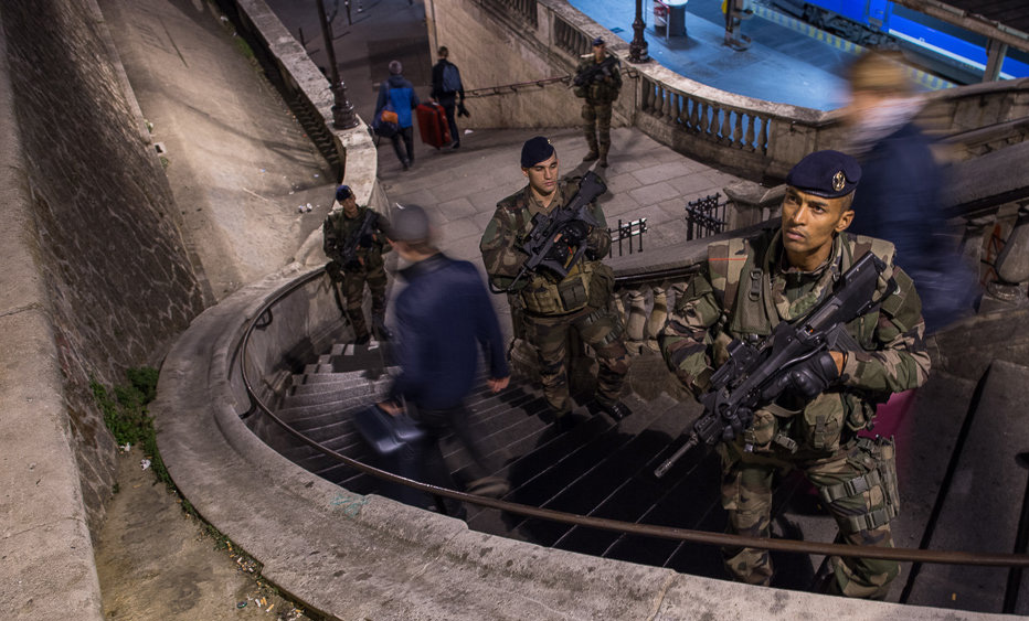 Operation Sentinelle, 2016, France. Press photo: Defense.gouv.fr