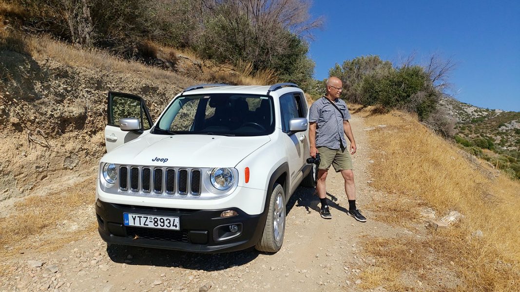Jeep Renegade, Samos, 23 aug 2020. Foto: F. Sassersson