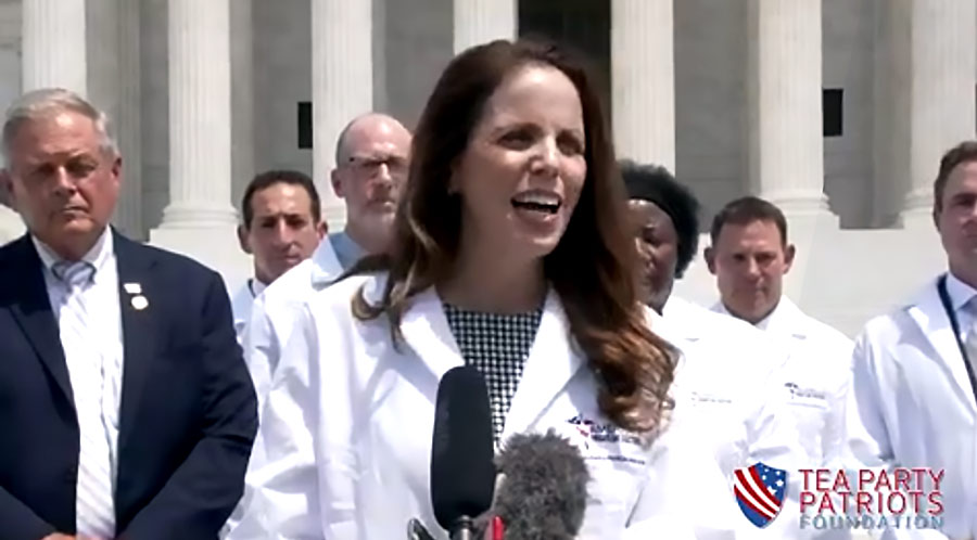 Dr Simone Gold. Foto: America’s Frontline Doctors