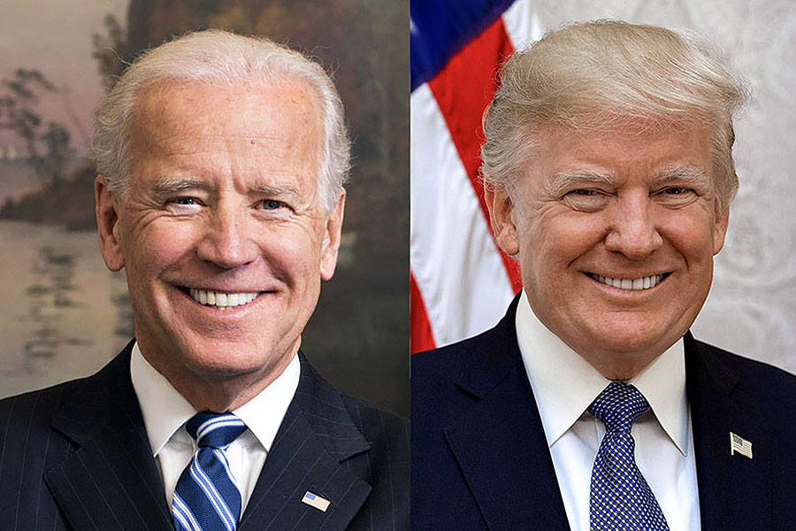 Joe Biden och Donald Trump