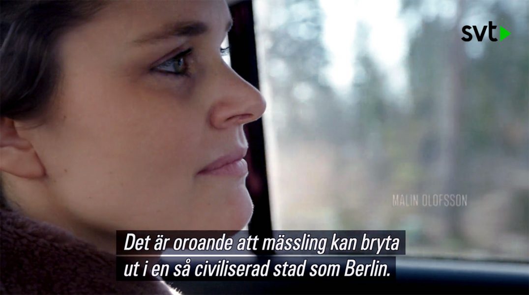 Malin Olofsson, SVT. Foto: SVT Play