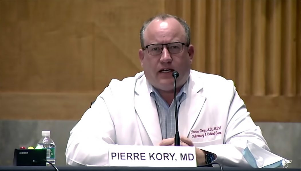 Dr Pierre Kory, MD. Video: Senator Ron Johnson (USA)