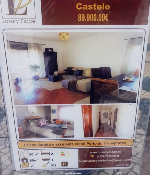 Lägenhet för 890.000 kr till salu i Portugal. Foto: NewsVoice