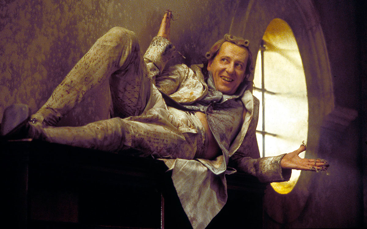 Geoffrey Rush i filmen Quills om Marquis de Sade. Foto: Fox Searchlight