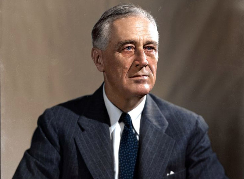 Franklin D. Roosevelt (1933) 1882-1945. Foto: FDR Presidential Library & Museum