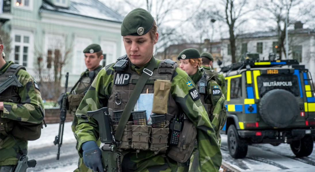 Livgardets krigsförband, Stockholm. Pressfoto: Försvarsmakten