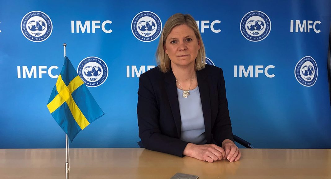 Finansminister Magdalena Andersson (S). Foto: IMFC