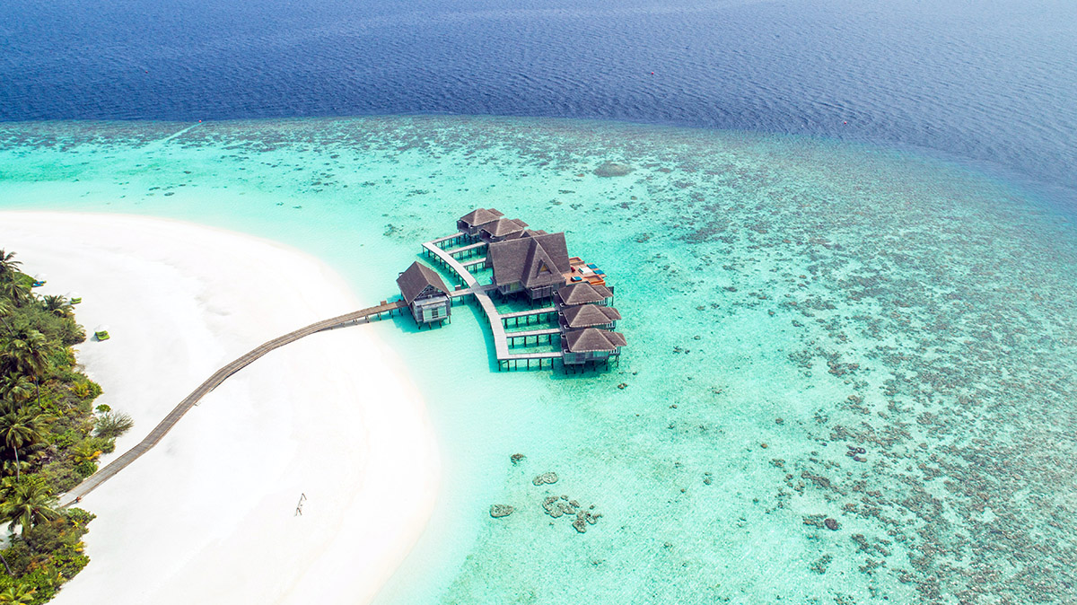 Kihavah Huravalhi Island Baa Atollen, Maldiverna. Foto: Ishan. Licens. Unsplash.com