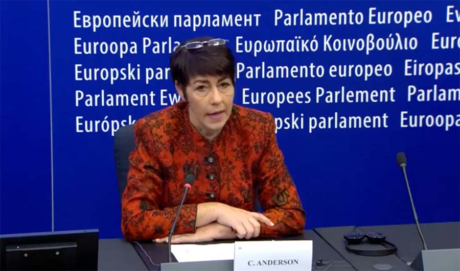 Christine Andersson, EU-parlamentariker. Foto: DVO Annual News