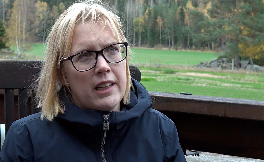 Hanna Åsberg, okt 2021. Foto: Börje Peratt