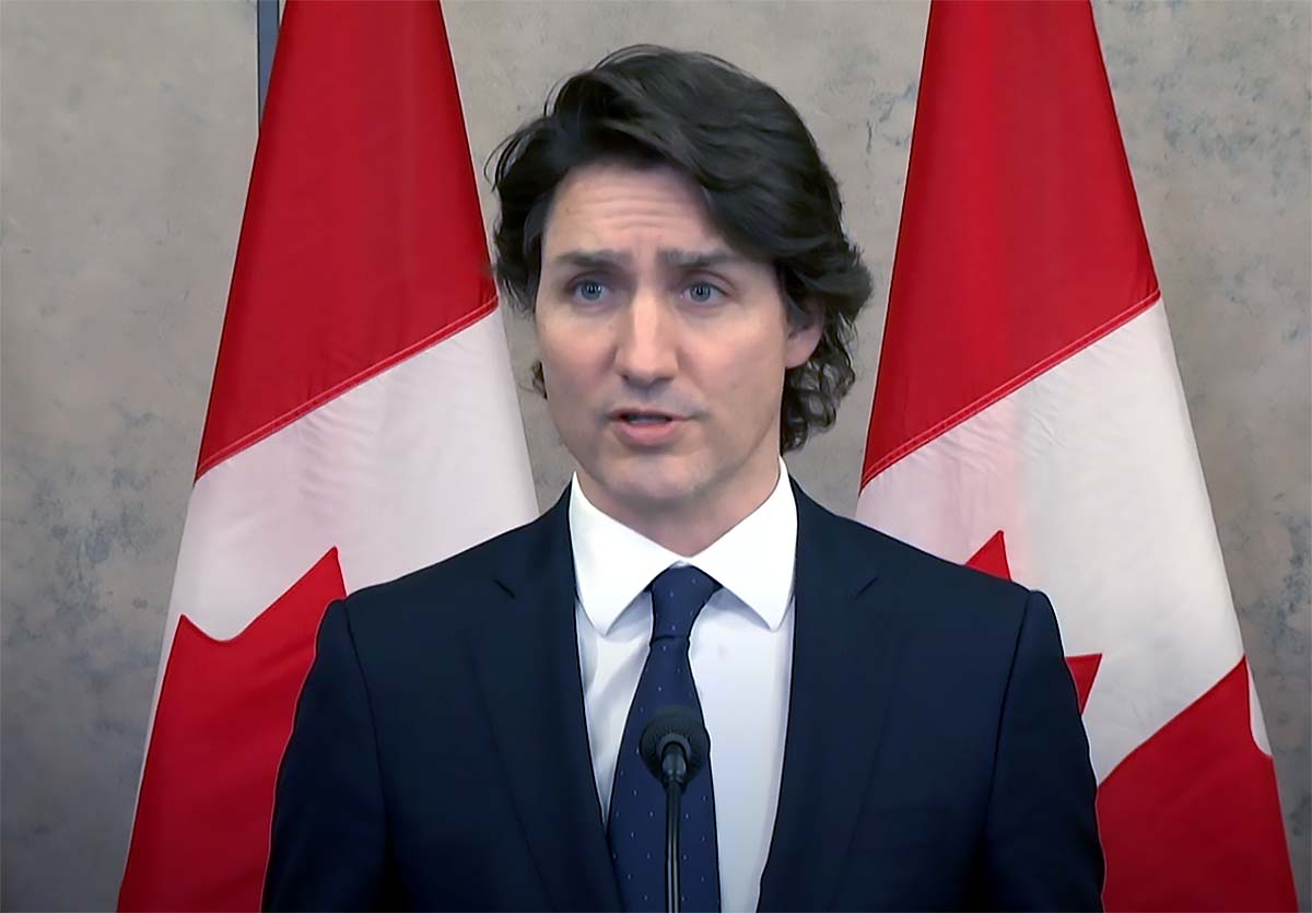 Justin Trudeau, feb 2022. Foto: ourcommons.ca