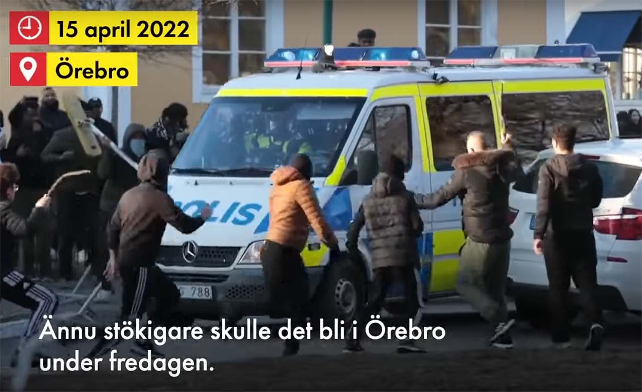 Örebro, 15 april 2022. Privat foto. Skärmdump från Aftonbladet.