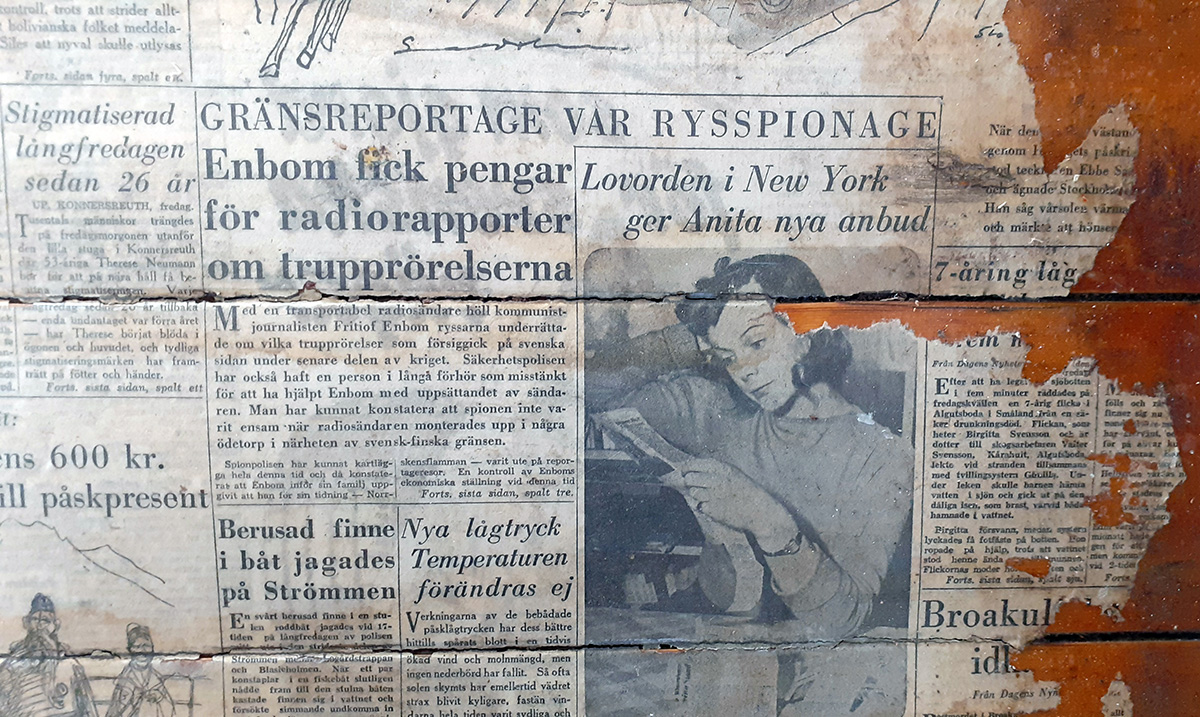 DN och rysspionage 12 april 1952. Foto: Torbjörn Sassersson